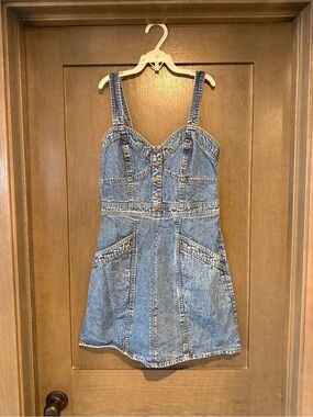 Lonestar Denim dress with pockets cowgirl